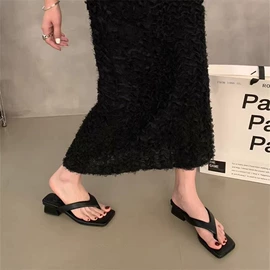 厚底拖鞋;女士洞洞鞋;平底拖鞋