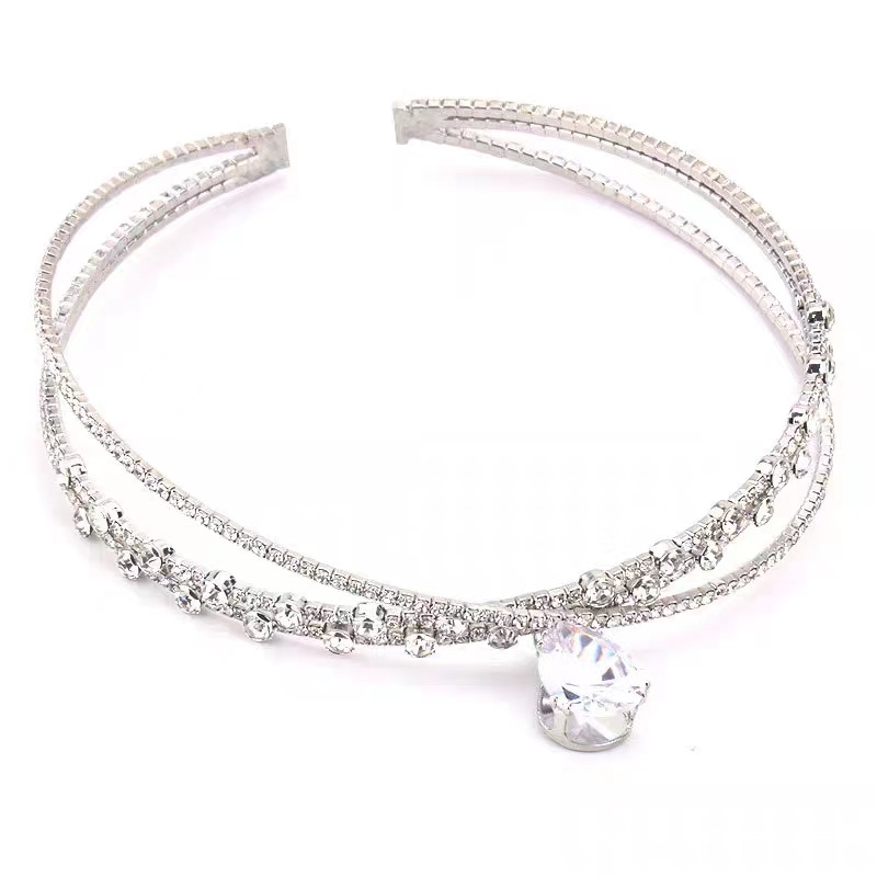 Exagerado rhinestone collar femenino de alto grado nicho de diseño sentido clavícula cadena collar nupcial vestido de novia viaje accesorios de tiro moda