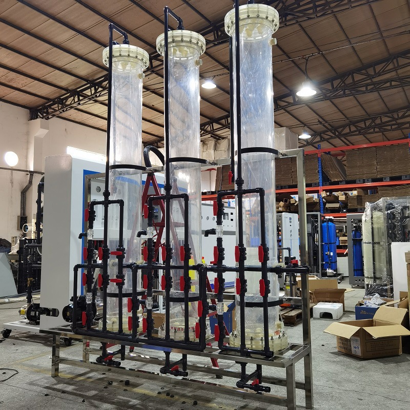 水处理 中试验设备 高透明 亚克力容器 有机玻璃离子交换柱