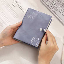 伊莎儿2026新款高颜值笔记本子软皮日记本大学生简约文艺记事本