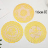 Multi -specification style PVC gold coating meal cushion round hollow pattern coin manufacturers spot direct selling bowl pad