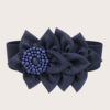 Elastic fashionable decorations, universal waist belt, dress, accessory, Korean style, flowered