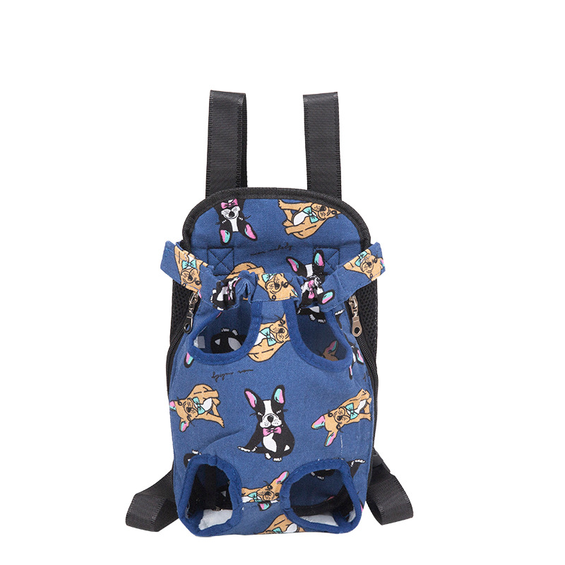 진한 파란색 강아지