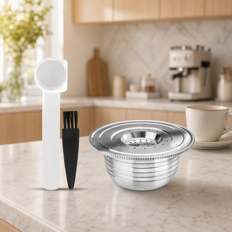 Cross-Border Leidi Stainless Steel Coffee Capsule Cup Is Compatible with Leidi Capsule Coffee Machines and Can Reuse the Capsule Shell Cross-Border Leidi Stainless Steel Coffee Capsule Cup Is Compatible with Leidi Capsule Coffee Machines and Can Reuse the Capsule Shell