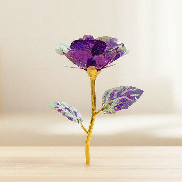 Jiao Yan flores eternas flores bonos de oro simulación del día de la madre creativo regalos del día de San Valentín regalos al por mayor transfronterizos