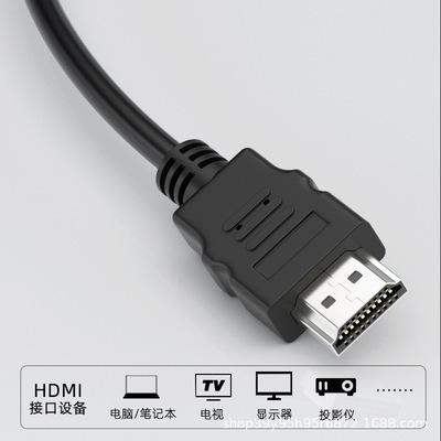 ダブル磁気リングhdmiペアhdmiケーブル赤黒ネット金メッキコンピュータテレビケーブルhdmiケーブルhdmi hdケーブル|undefined