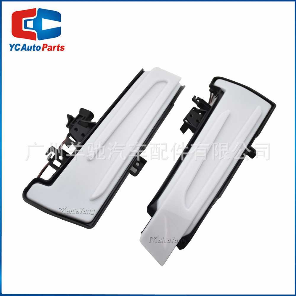 Aplicable a Mercedes-Benz Clase A W176 Clase B W246 Clase E W212 Clase C W204 Clase CLA Espejo retrovisor Lámpara de corriente LED
