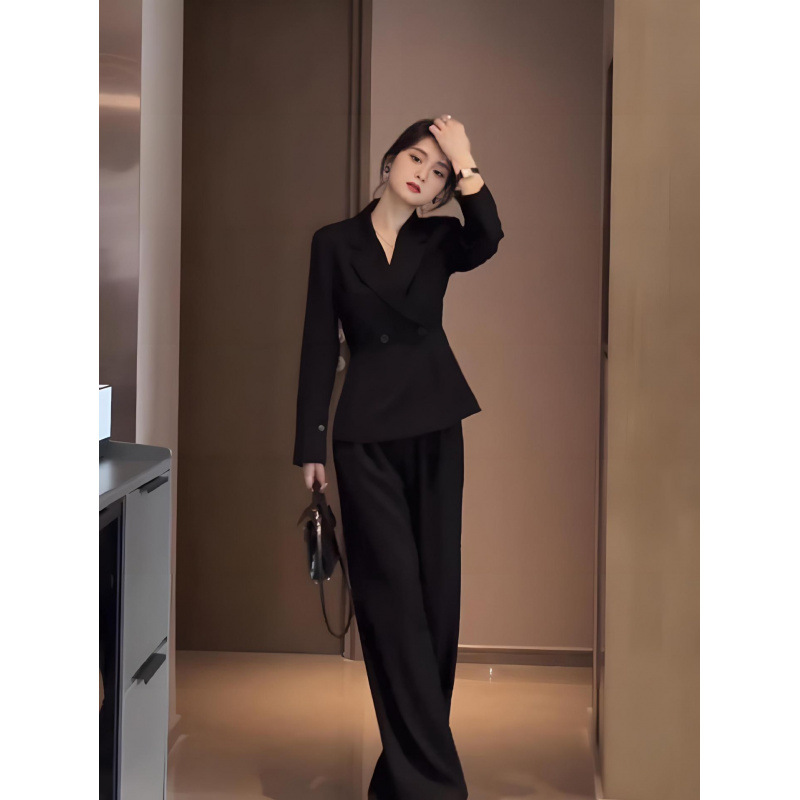 6802】New Plus-Size Women's Fashion Two-Piece Set for Petite and Curvy Women with a High-End Feel