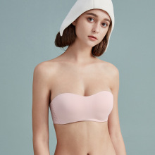 无钢圈抹胸内衣聚拢美背可拆胸罩侧收上托收副乳薄款文胸