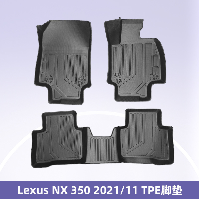 Para Lexus NX350 Directo 2023 - 2024 Combustible 3D todo el tiempo TPE almohadilla de pie