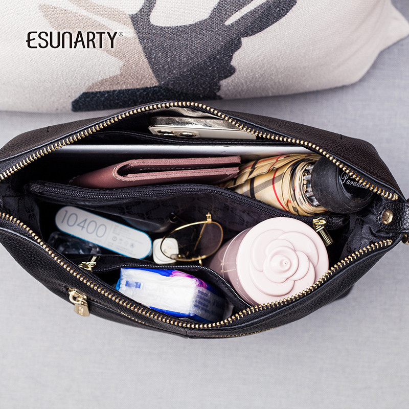 2025 New Fashion Versatile Simple Genuine Leather Women's Bag Soft Leather Shoulder Crossbody Small Handbag - Thumbnail 4