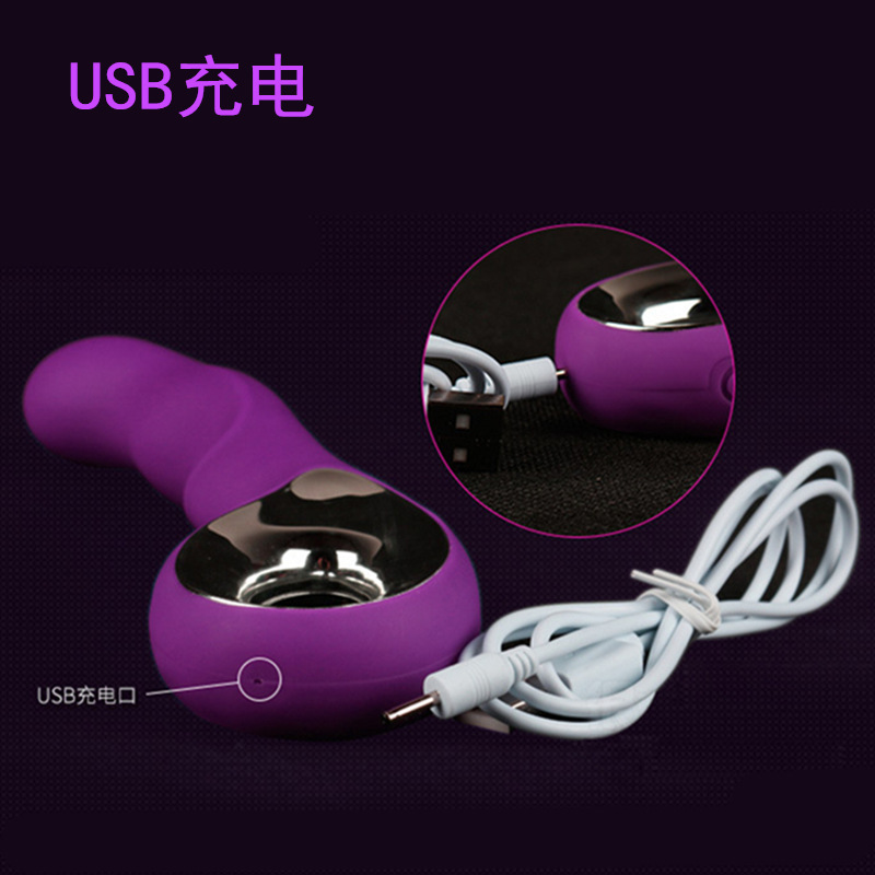 Wave Messenger strong shock vibrator 10 frequency rechargeable AV stick imitation water female second tide masturbation device adult sex toy