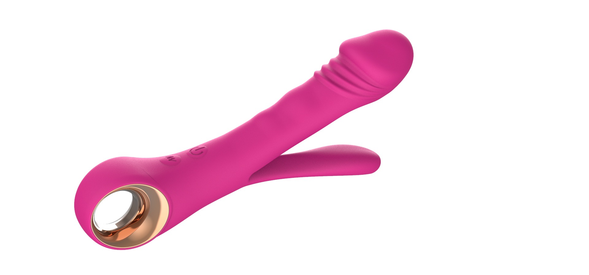 Weiblicher Dildo, gegabelter Stab, G-Punkt-Vibrationsstab mit Doppelkopf, AV-Massagestab, Masturbationsgerät für Erwachsene_voghion.com