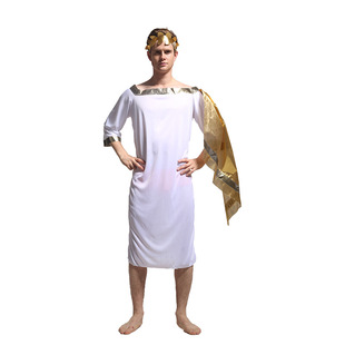 Adult Male Greek Male God Costume Masquerade Role Play Halloween Cosplay Performance Clothes