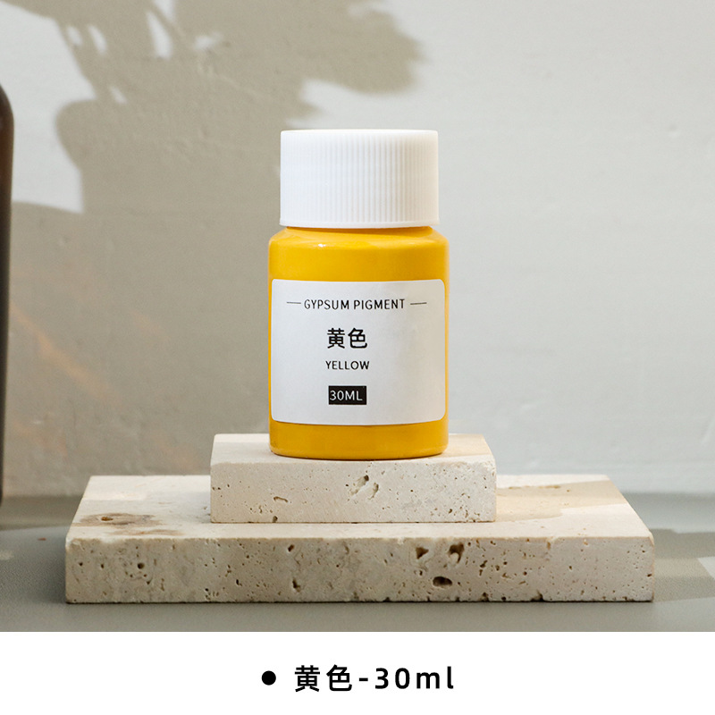 Yeso especial pigmento DIY aromaterapia yeso pigmento fragante piedra teñido pigmento hecho a mano DIY colorante pigmento 30ml