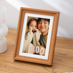 北歐相框擺台相冊高級感6寸7寸8寸畫框批發加打印diy定製掛牆空框