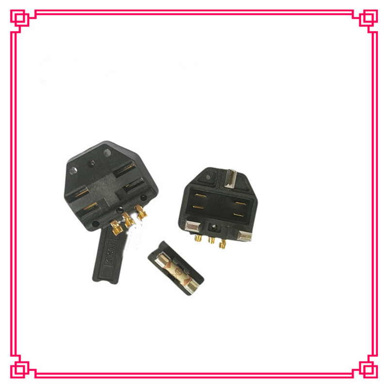 二脚英国成型内架 英国注塑合金 英国插头大英式英标支架ac电源线