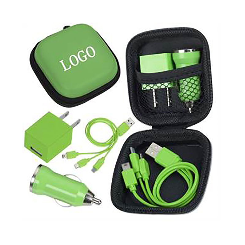 供应手机充电器三合一3件套商务礼品套装 适用于公司宣传量大优惠