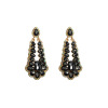 Metal glossy earrings, European style, wholesale