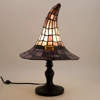 跨境独立站新款Witch Hat Lamps 创意家居哥特式夜灯礼物女巫帽灯