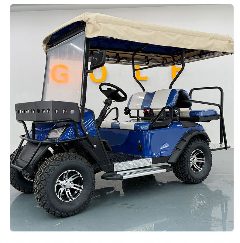 Golf Carts for Export to Tourist Attractions, Parks, Hotels, Airports; 4-Seater Electric Shuttle Vehicles; Electric Sightseeing Vehicles