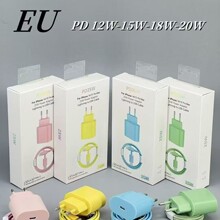 35WPD快充适用苹果充电器Phone11/14/13/12x手机充电头数据线彩色