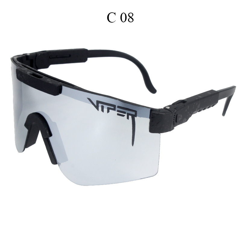 New Style Color Large One-piece Lens Polarized Cycling Sports Goggles display picture 4