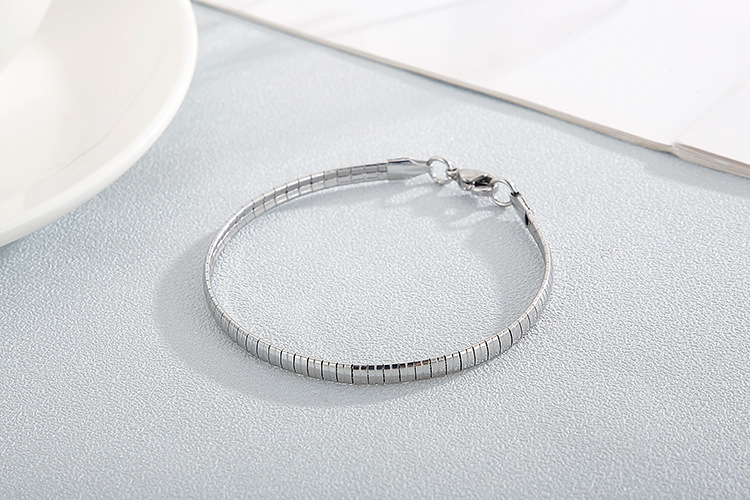 new fashion titanium steel necklace bracelet set wholesale nihaojewelry