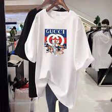 300斤超大码胖mm短袖t恤女装夏季遮肉显瘦宽松上衣体恤女洋气潮