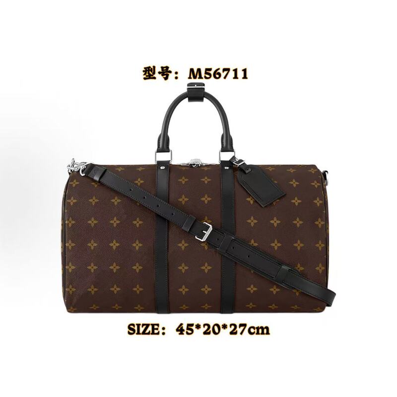 新しい高品質 keepall45cm トラベルバッグ荷物バッグ大容量トラベルバッグビジネストラベルポータブルフィットネスバッグ|undefined