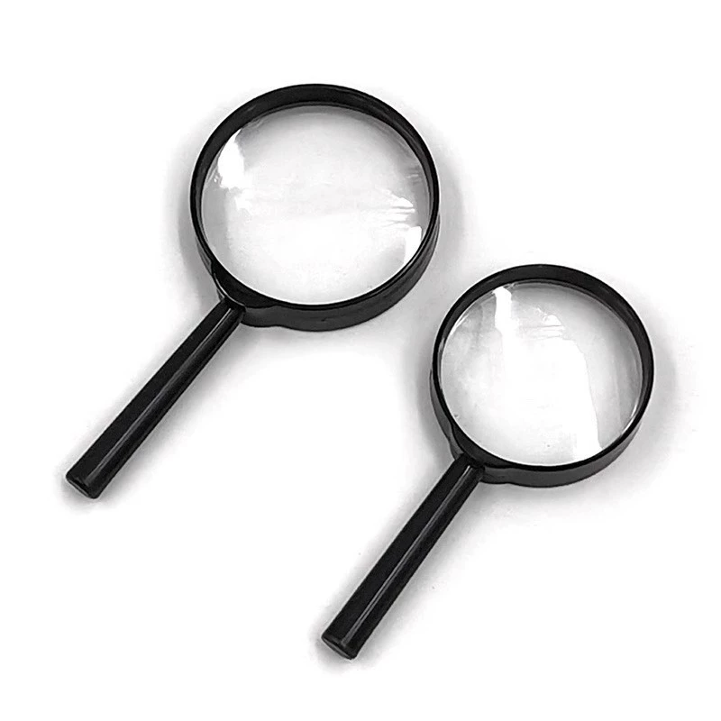 Увеличительное стекло для студентов, детское научное наблюдение, маленькая игрушка, портативная, устойчивая к падению пластиковая лупа высокой четкости, увеличение для чтения