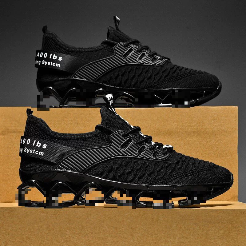 Клинки мужская обувь дышащая летающая обувь для бега повседневная обувь трансграничная спортивная обувь дикий большой размер модная обувь мужская сетчатая обувь