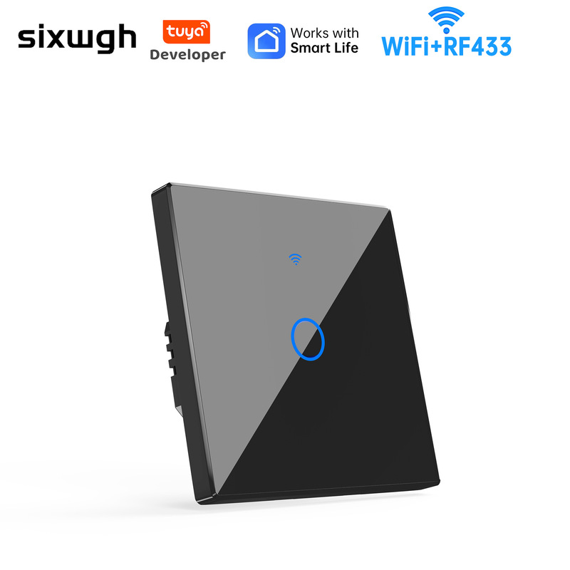涂鸦WiFi智能开关家用智能无线控制面板alexa语音玻璃触摸开关|undefined