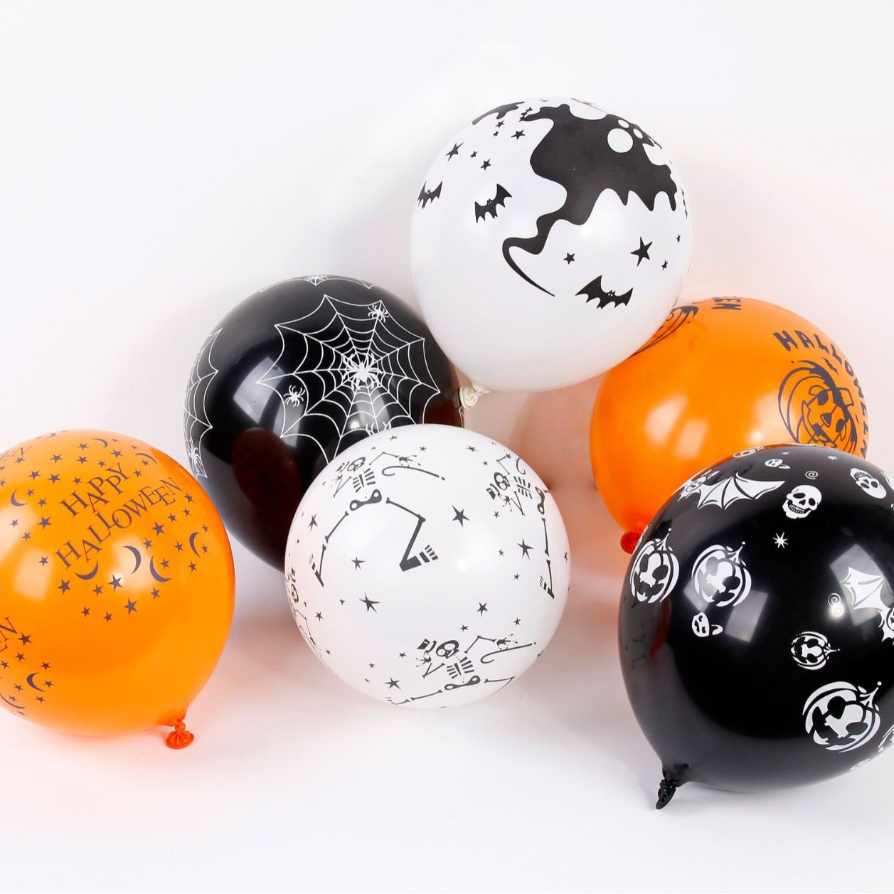Halloween 12'2.8g globo de látex centro comercial tienda bar KTV fiesta decoración casa embrujado diseño impreso globo