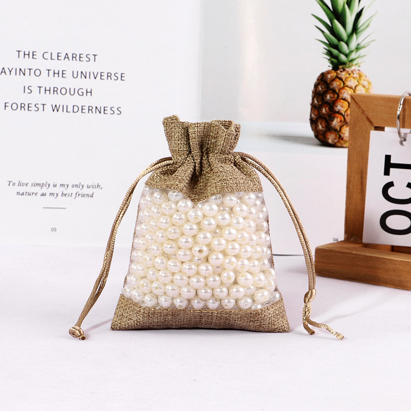 10см*14см; оригинальный конопляный цвет (модель с окном)