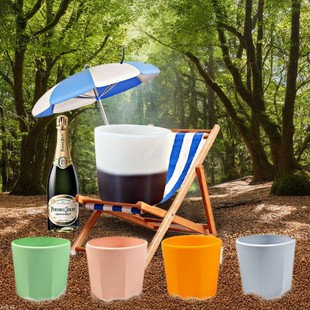 Explosive Silicone Red Wine Cup Drop-resistant Outdoor Simple Beer Cup Water Cup Cocktail Cup Travel Portable Foldable Cup