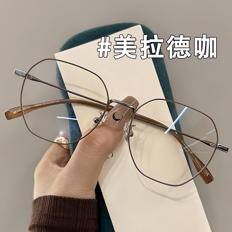 92034 Vintage Artistic Short-sighted Frame Women's Multi-color Mixed Batch Hot-selling Atmosphere Maillard Cafe Flat Mirror 92034 Vintage Artistic Short-sighted Frame Women's Multi-color Mixed Batch Hot-selling Atmosphere Maillard Cafe Flat Mirror