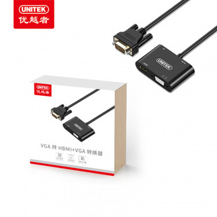 UNITEK��Խ�� VGAI�DHDMI+VGA�D�Q��V501A