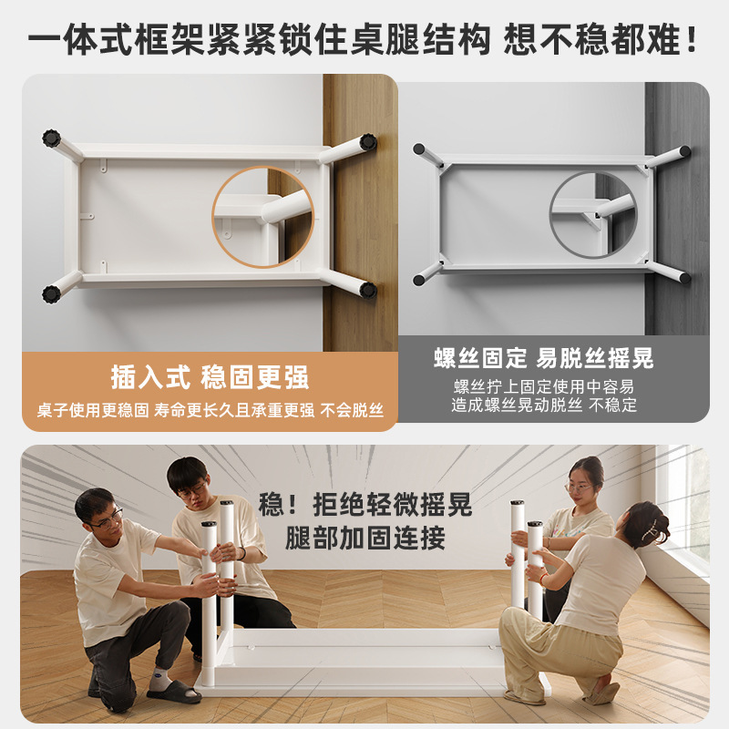 Escritorio blanco, escritorio simple para estudiantes, dormitorio, escritorio de maquillaje, escritorio de escritorio, escritorio de computadora, escritorio de escritorio