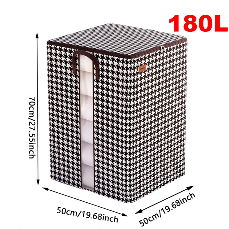 100L Dirty Clothes Bag Box Foldable Laundry Hamper Basket