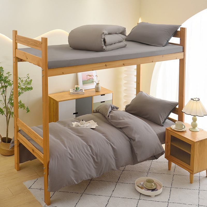 Back-To-School Season Pure Cotton Three-Piece Set Pure Cotton Student Dormitory Three-Piece Set Employee Dormitory Bunk Bed Bedding Wholesale