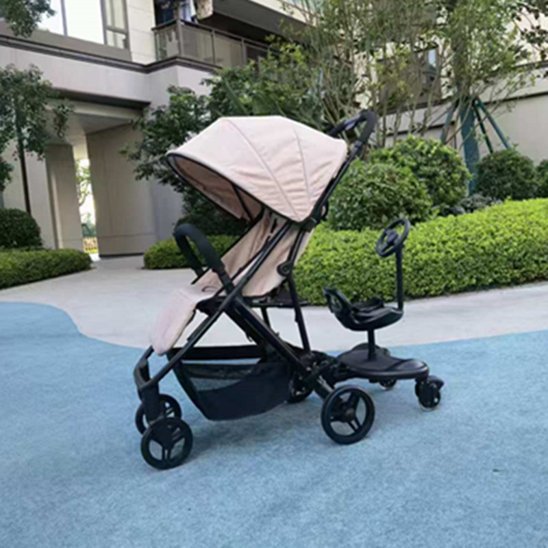 Dos niños artefacto cochecito de bebé accesorios universales pedal auxiliar grande y pequeño bebé doble viaje puede soportar pequeño remolque de coche de cola
