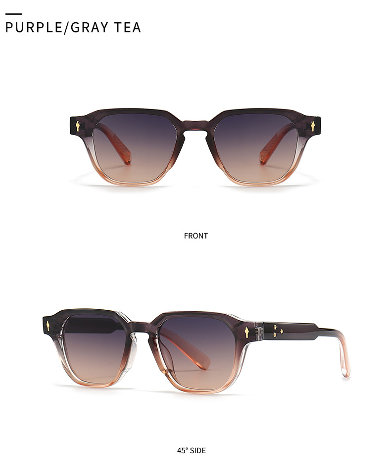 Commerce extérieur transfrontalier européen et américain à monture étroite LUNETTES DE SOLEIL à la mode, tir de rue, charme moderne, rétro LUNETTES DE SOLEIL 3406_voghion.com