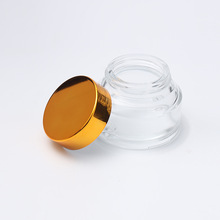 厂家供应注塑本色斜肩瓶塑料盖abs塑料盖子膏霜瓶金色黑色化妆品