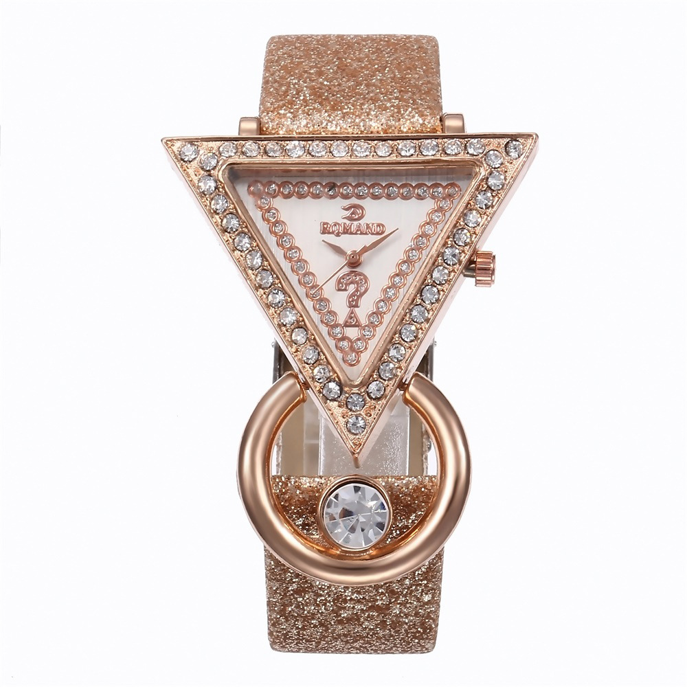 Style Simple Style Classique Couleur Unie Boucle Quartz Femmes De Montres display picture 3