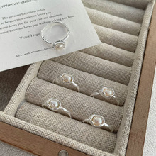 S925���y��Ȼ��ˮ�����㶹��ָŮ��ʽ���|С���p�ݸ߼����_��ָ�h