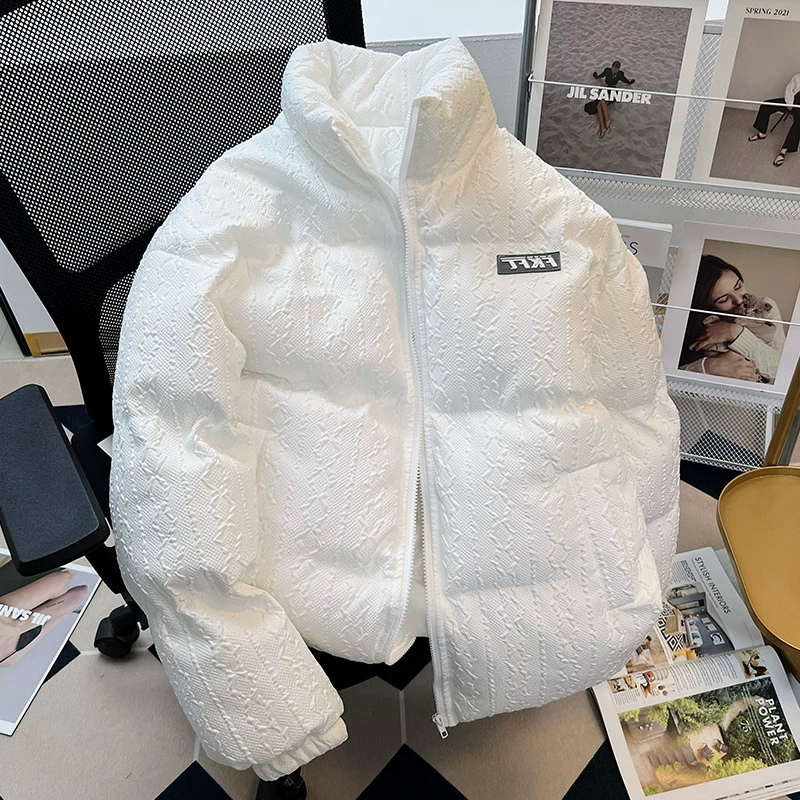 Down jacket oversize, unisex, premium high‑end, warm down fill, sizes S–3XL