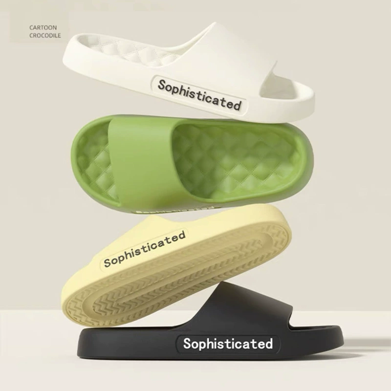 Внешняя торговля новые шепочные тапочки мужские комнатные домашние мягкие EVA вонючие пары холодные тапочки дамы лето