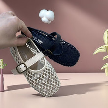 女童凉鞋2025夏新款女童洋气镂空单鞋公主鞋软底凉鞋女宝凉鞋夏季