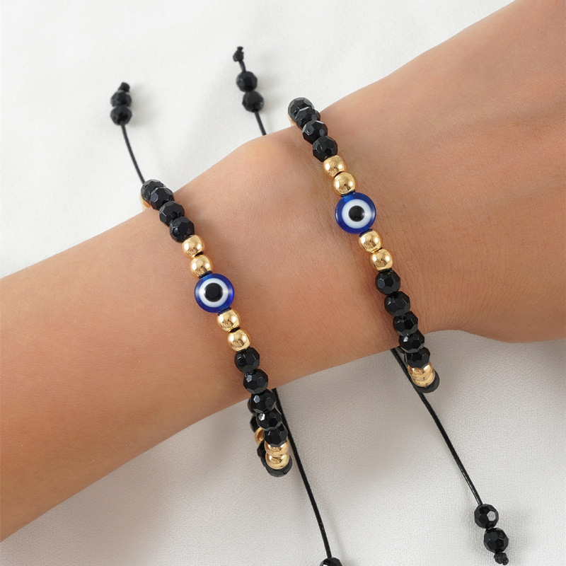 Lucky Evil Eye Red String Bracelet Adjustable Protection Jewelry_voghion.com